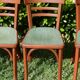 Set of 4 superb vintage Baumann bistro chairs.