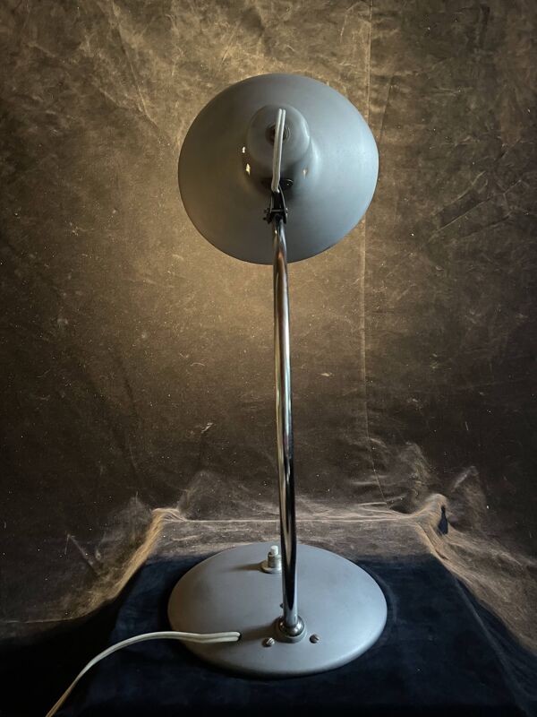 Lampe de table industrielle, Bauhaus, année 50