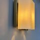 Vintage wall lamp, opaline and brass, France 1950