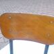 Chaise d'école vintage