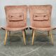 Pair of Miroslav Navrátil Shell Lounge Chairs, Czechoslovakia 1960s