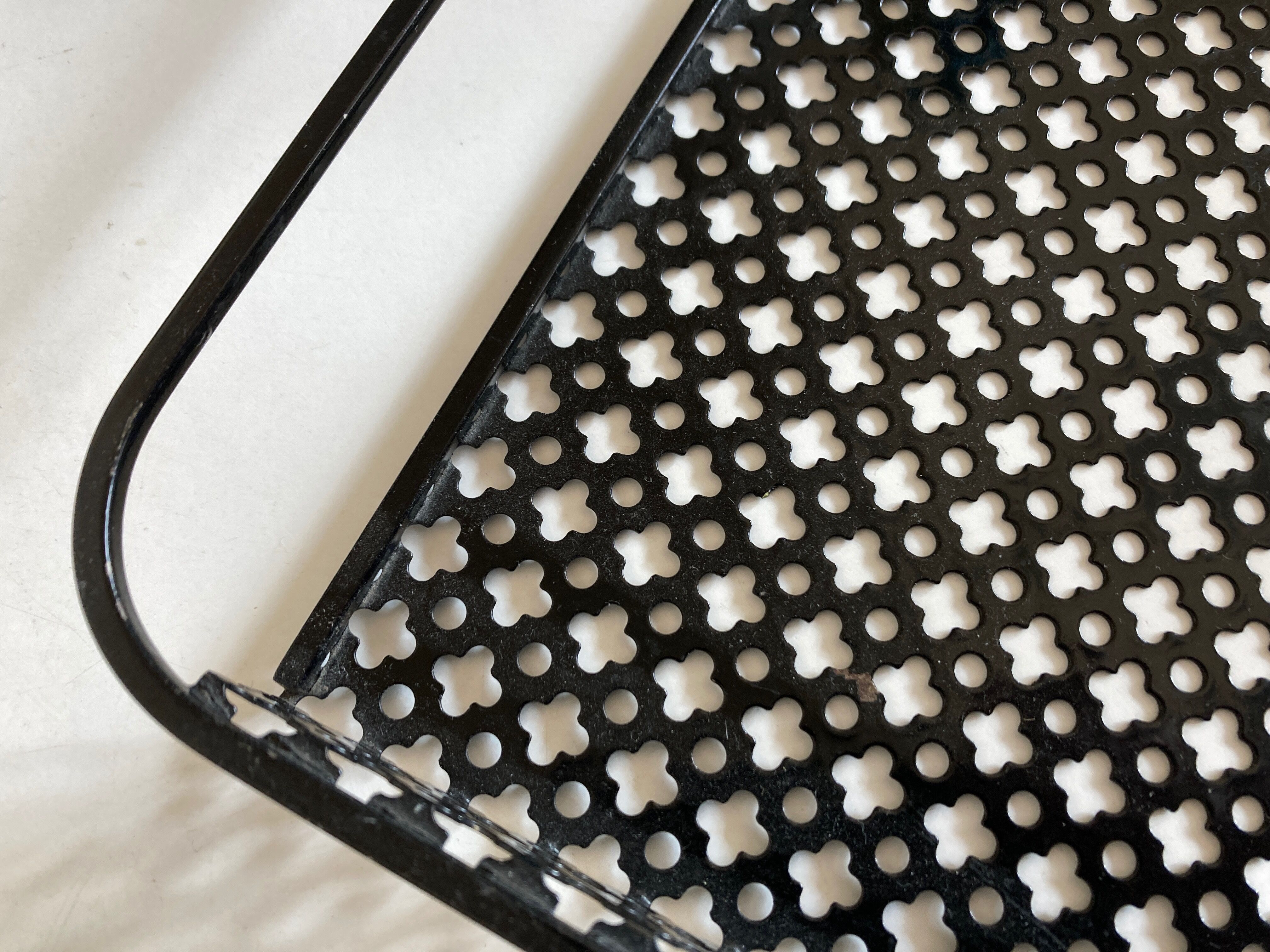Perforated iron tray Matégot 1950