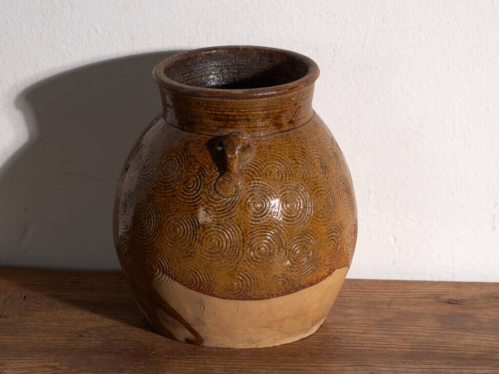 Ancient Chinese glazed stoneware vase – China, circa 1900
