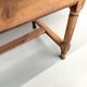 Large extendable farmhouse table in solid cherry wood - 1900s