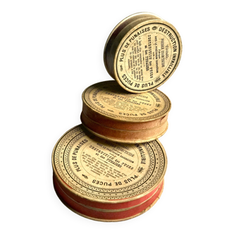 Lot de 3 boîtes de pharmacie anciennes