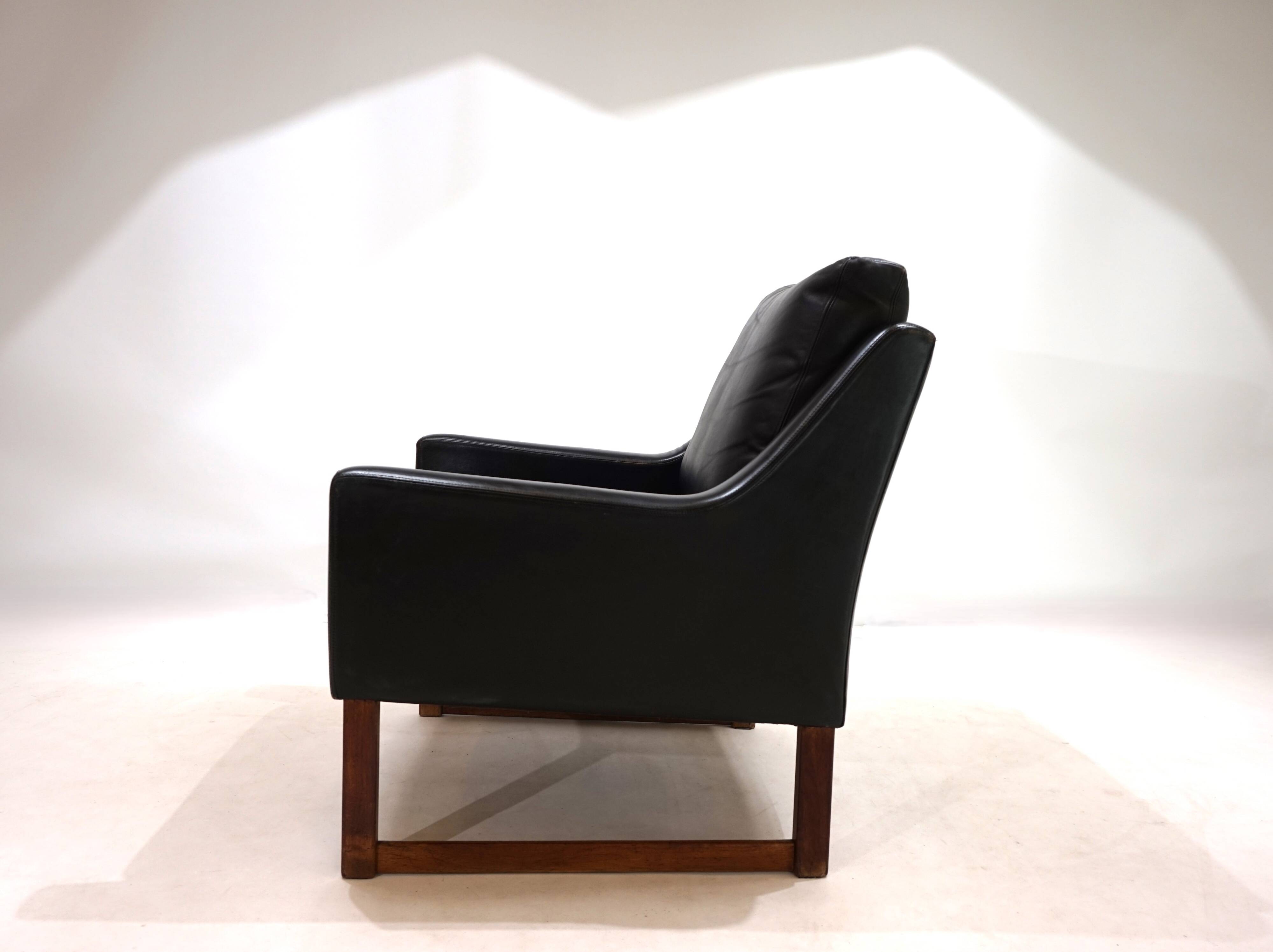Kill International leather armchair by Rudolf Bernd Glatzel, 1960s