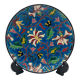 Assiette en faïence et émaux de Longwy