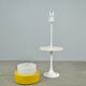 Swedish vintage table lamp by uno & osten kristiansson, luxus, 1960s
