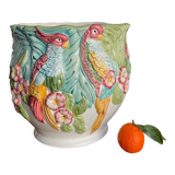 Cache pot en barbotine