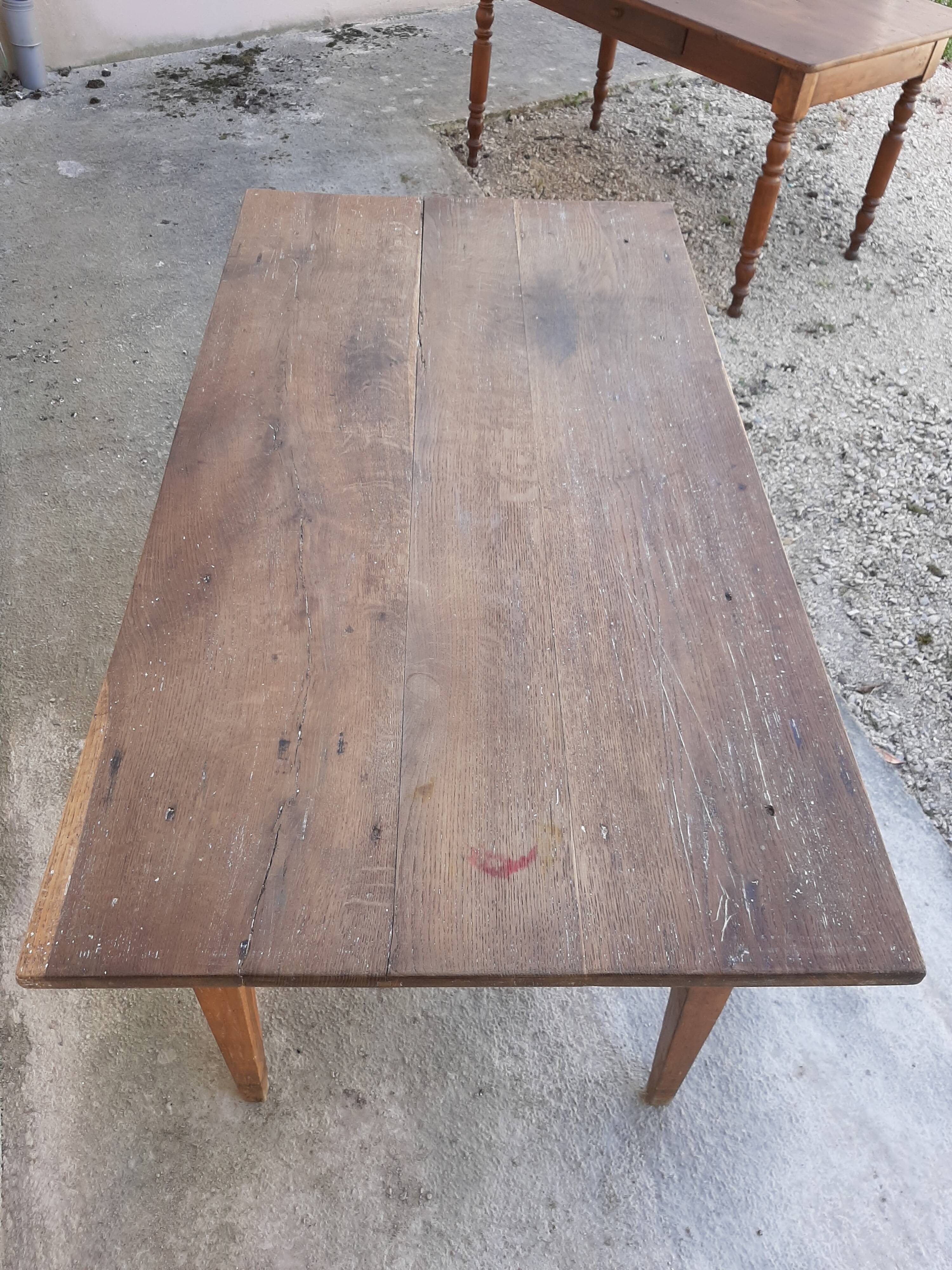 Old farm table 1900 -1m34