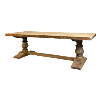 oak monastery farmhouse table