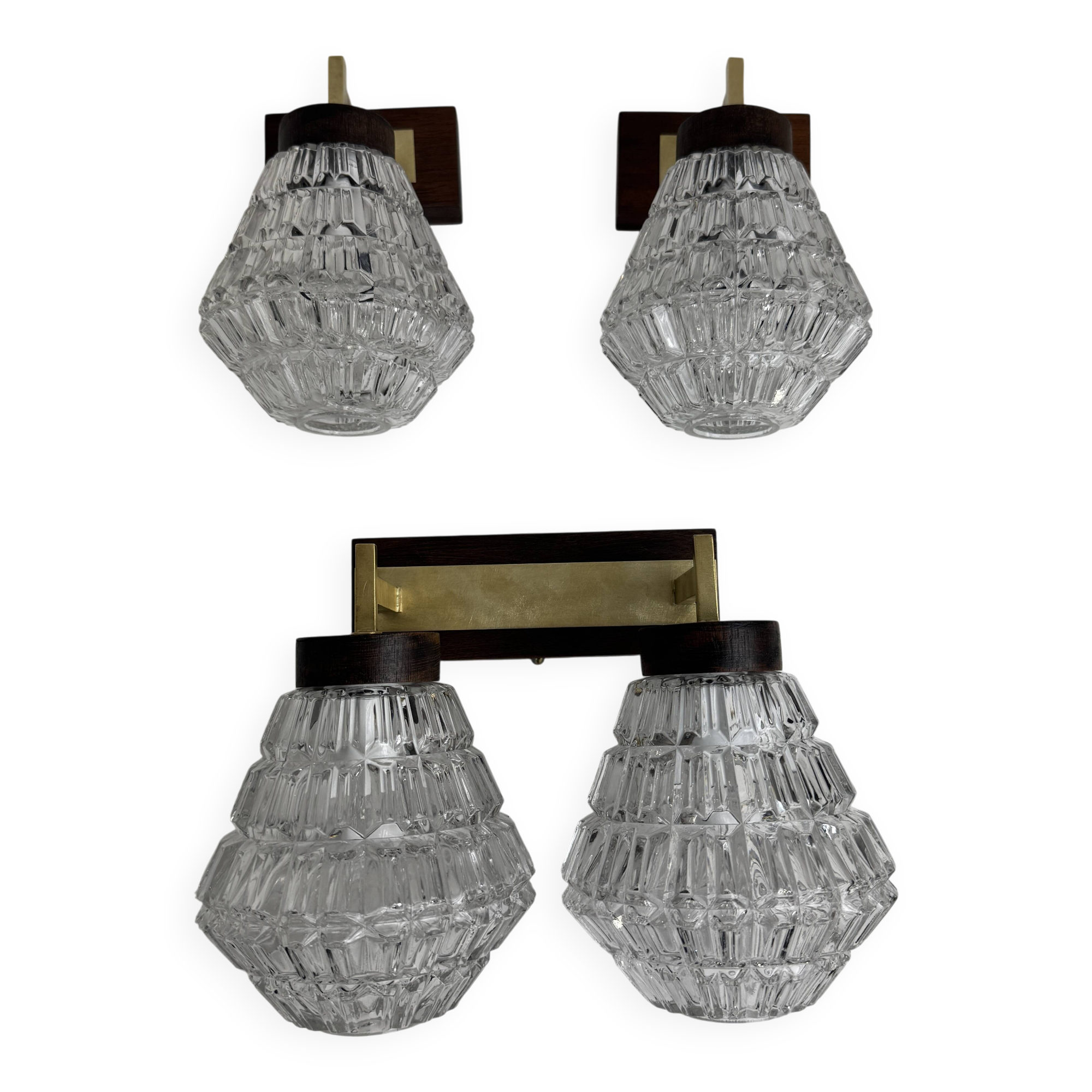 LOT 3 ANCIENT SCANDINAVIAN WALL LIGHTS