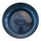 Round Cobalt Blue Glass Serving Dish