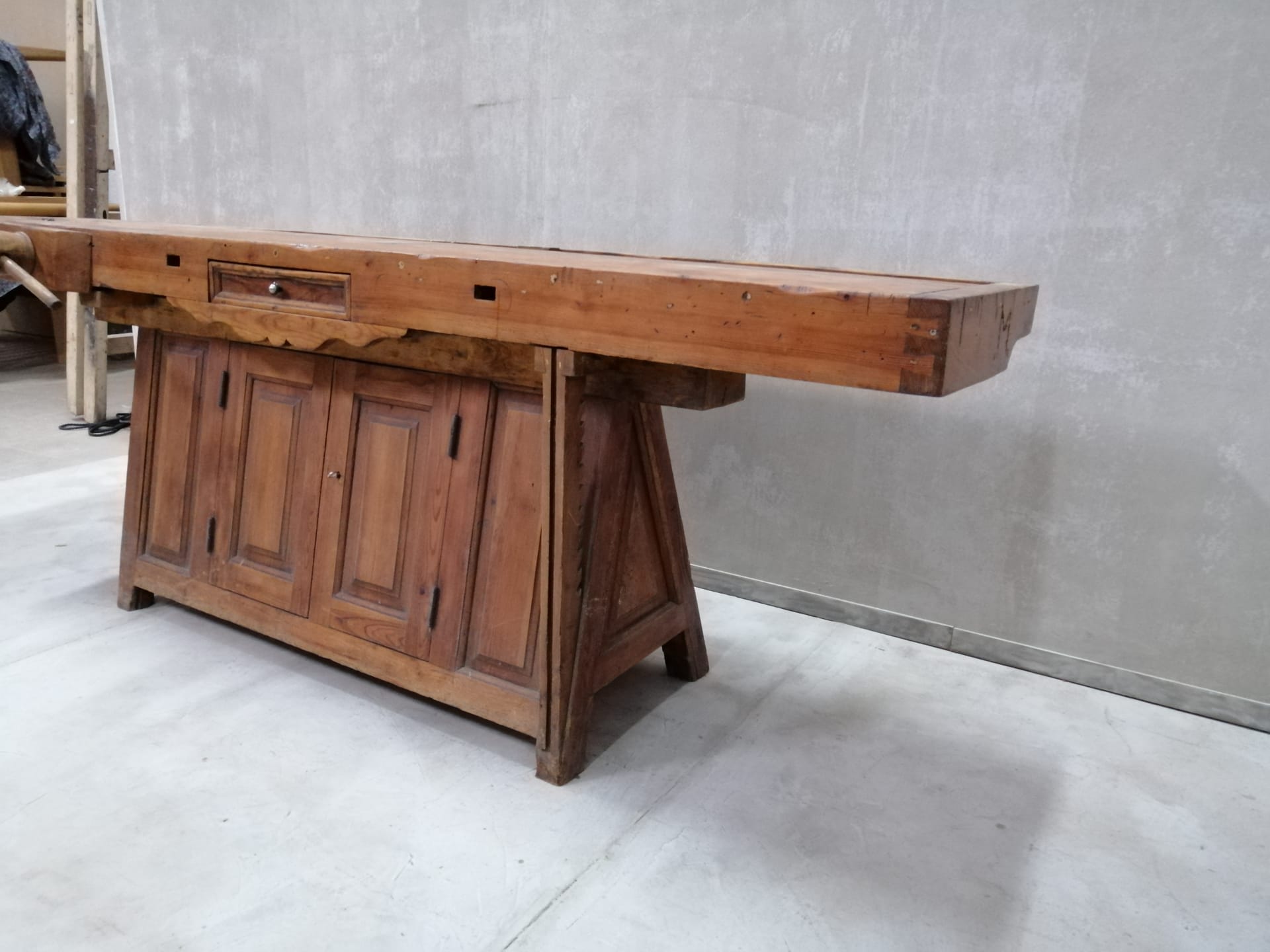 Portuguese carpenter's workbench, 1950