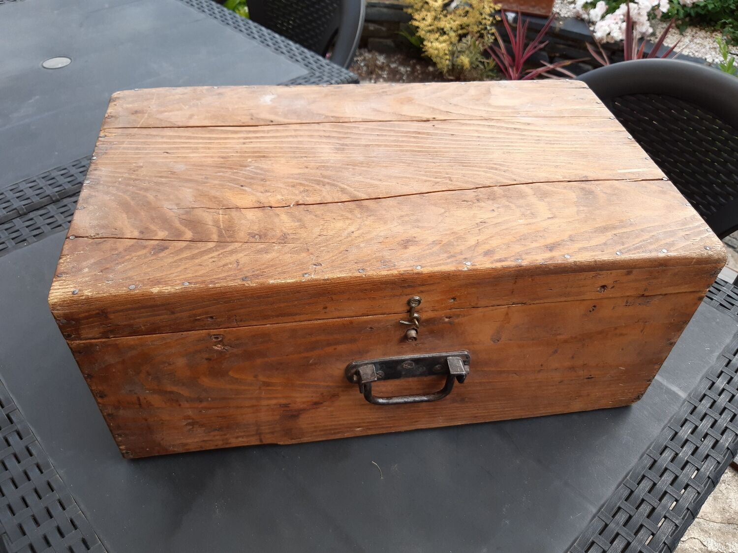 Handmade solid wood chest