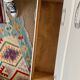 Vintage chest of drawers restored in white painted wood