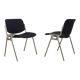 Pair of 2 vintage chairs DSC 106 by Giancarlo Piretti for Anonima Casteli 1965.Ref : Cat