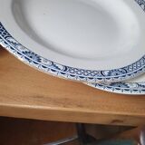 8 Terre de Fer semi-deep plates