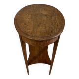Table d'appoint en bois avec marqueterie