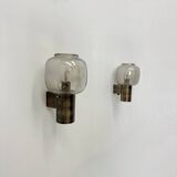 Limburg Glashutte wall lamps , 1970s