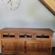Low teak furniture