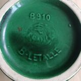 Rare large St Clément vase signed B. Letalle