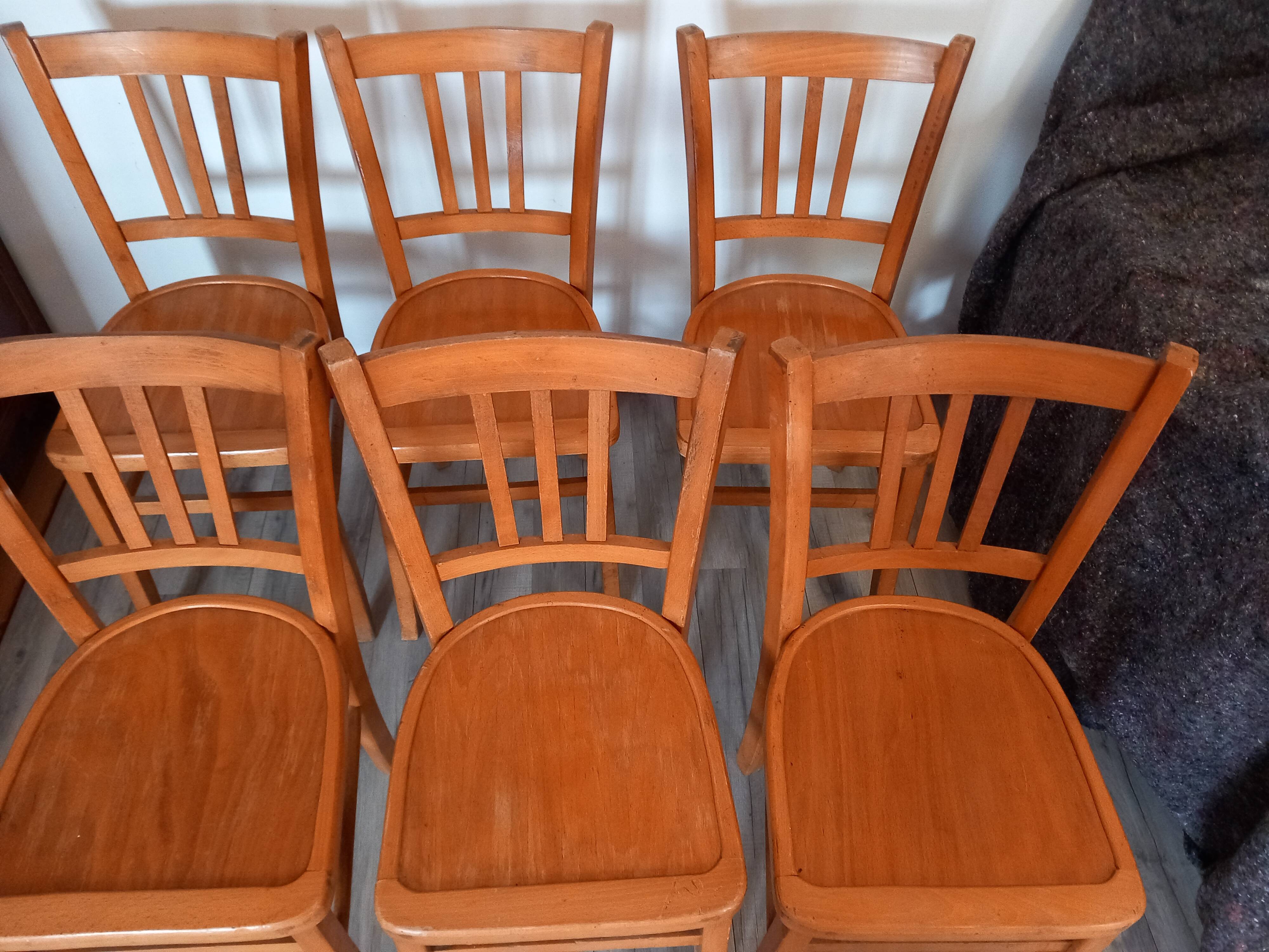 6 chairs luterma 1950