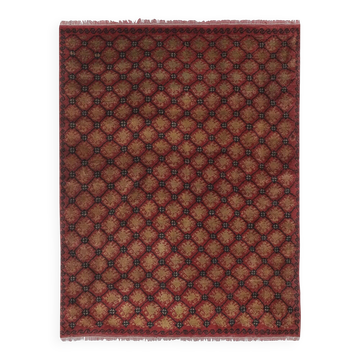 Vintage handmade Turkish rug 130x171 cm