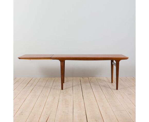 Teak Extendable Dining Table By Johannes Andersen For Uldum Møbelfabrik Denmark 1960s Selency Teak Extendable Dining Table By, Johannes Andersen Dining Table
