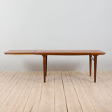 Teak Extendable Dining Table by Johannes Andersen for Uldum Møbelfabrik, Denmark, 1960s