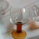 8 verres à pied à vin/eau vintage