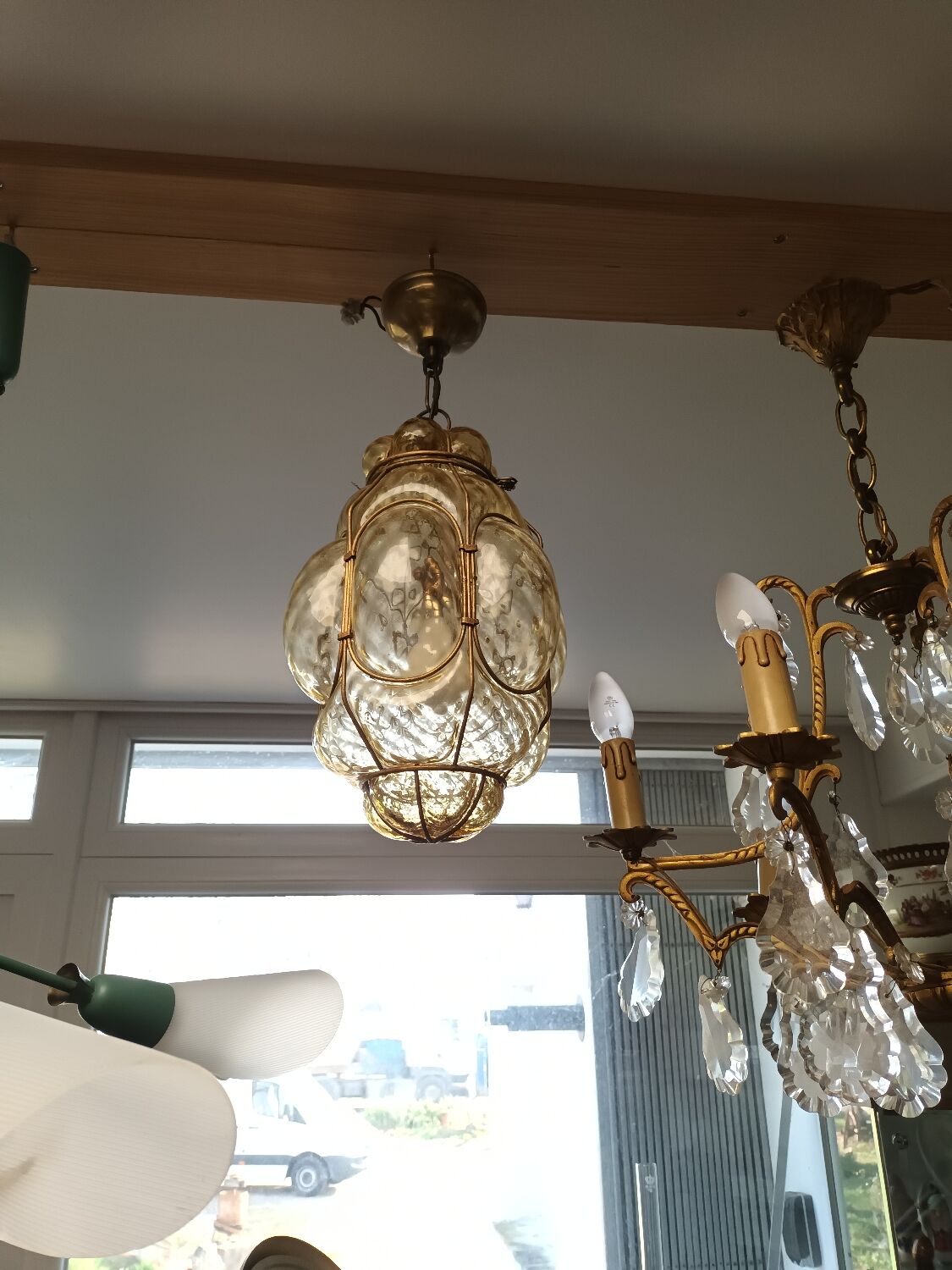 Lantern chandelier