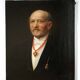 Portrait de gentleman du XIXe siècle, à l'aspect vieilli