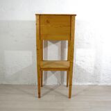 Antique fir wood high desk ca 1920s