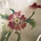 Art Nouveau slip dish with poppy decoration