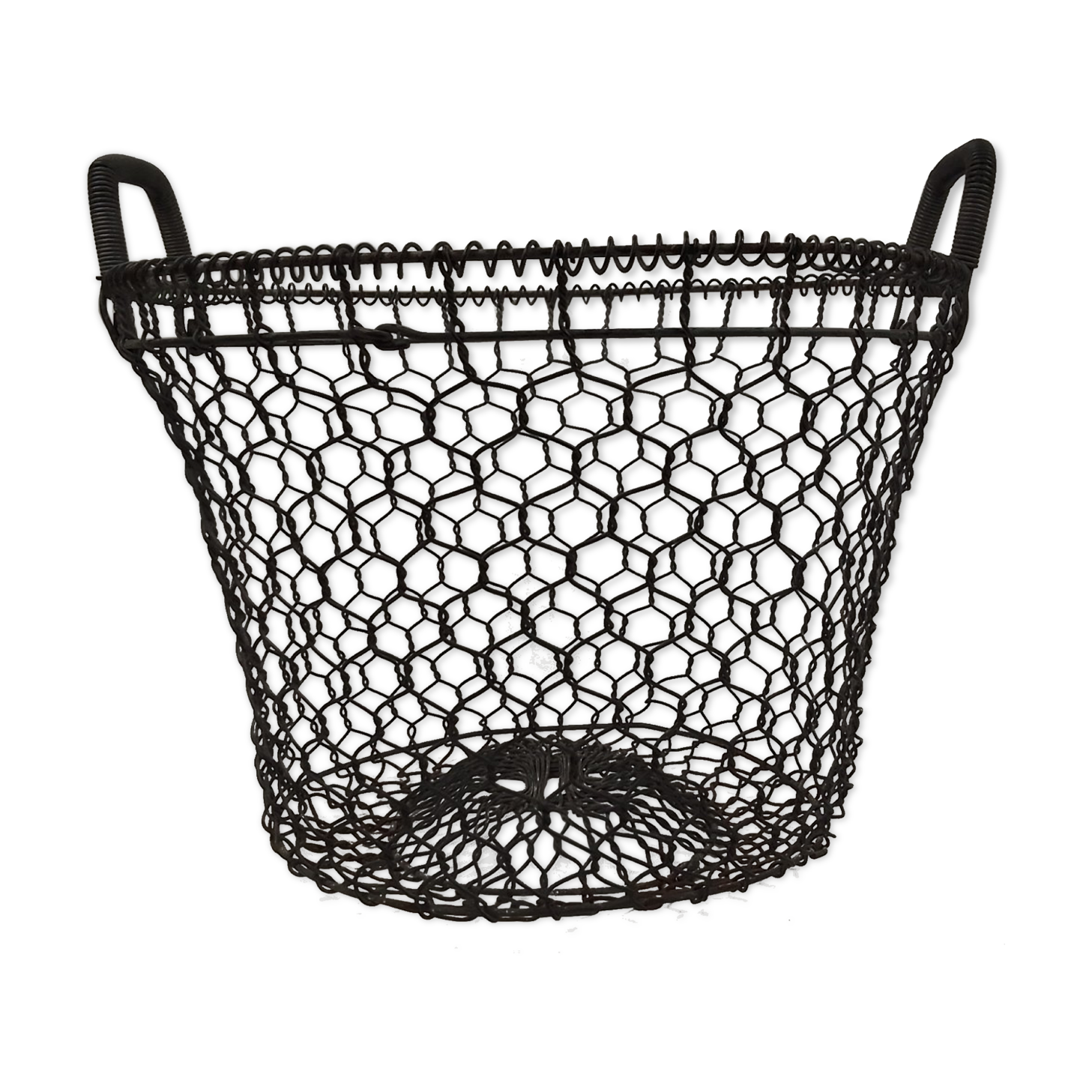 Metal harvest basket