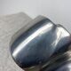 Brushed aluminum candle holder