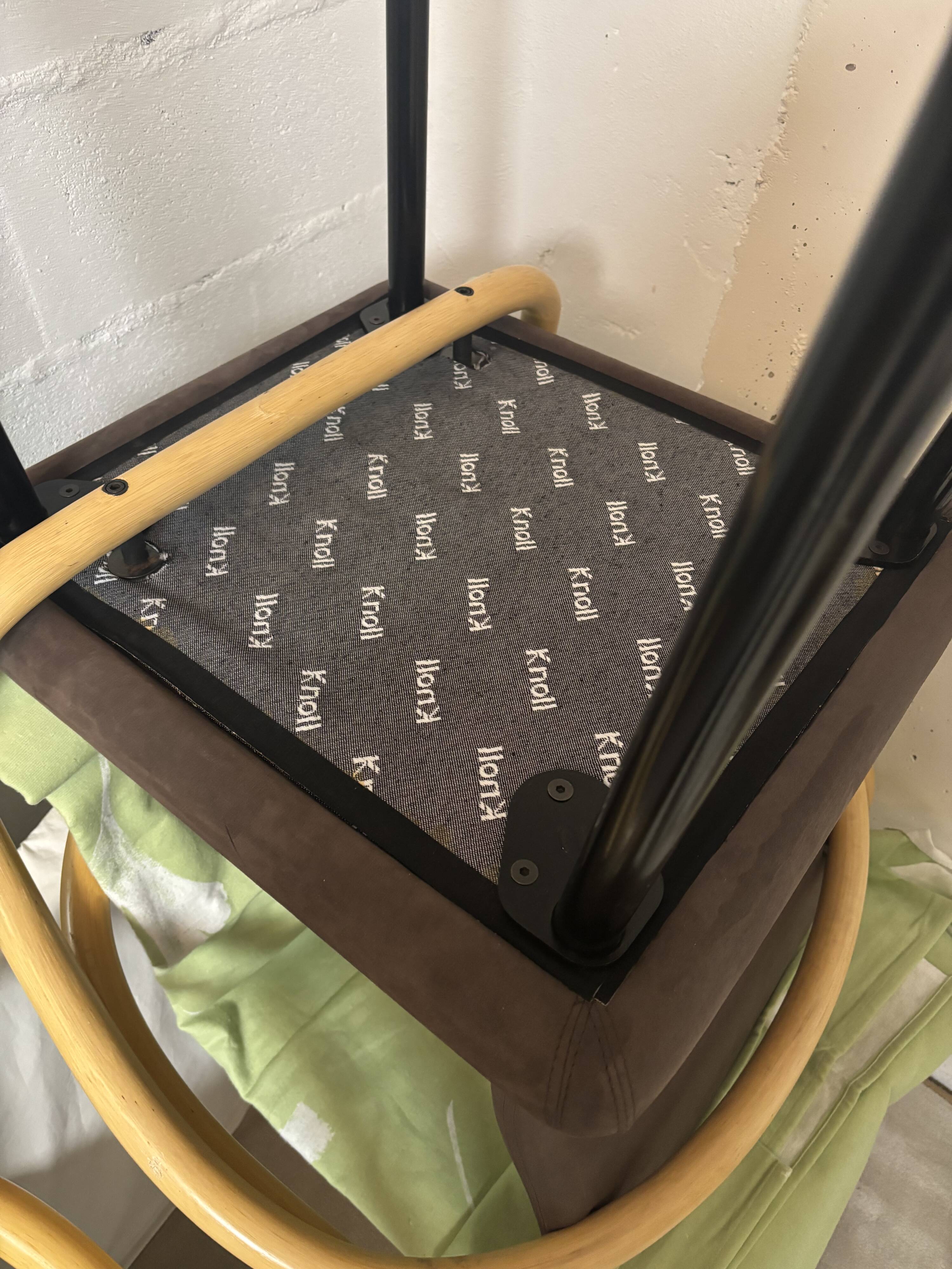 Ettore Sottsass Knoll Mandarin Chairs, 1986