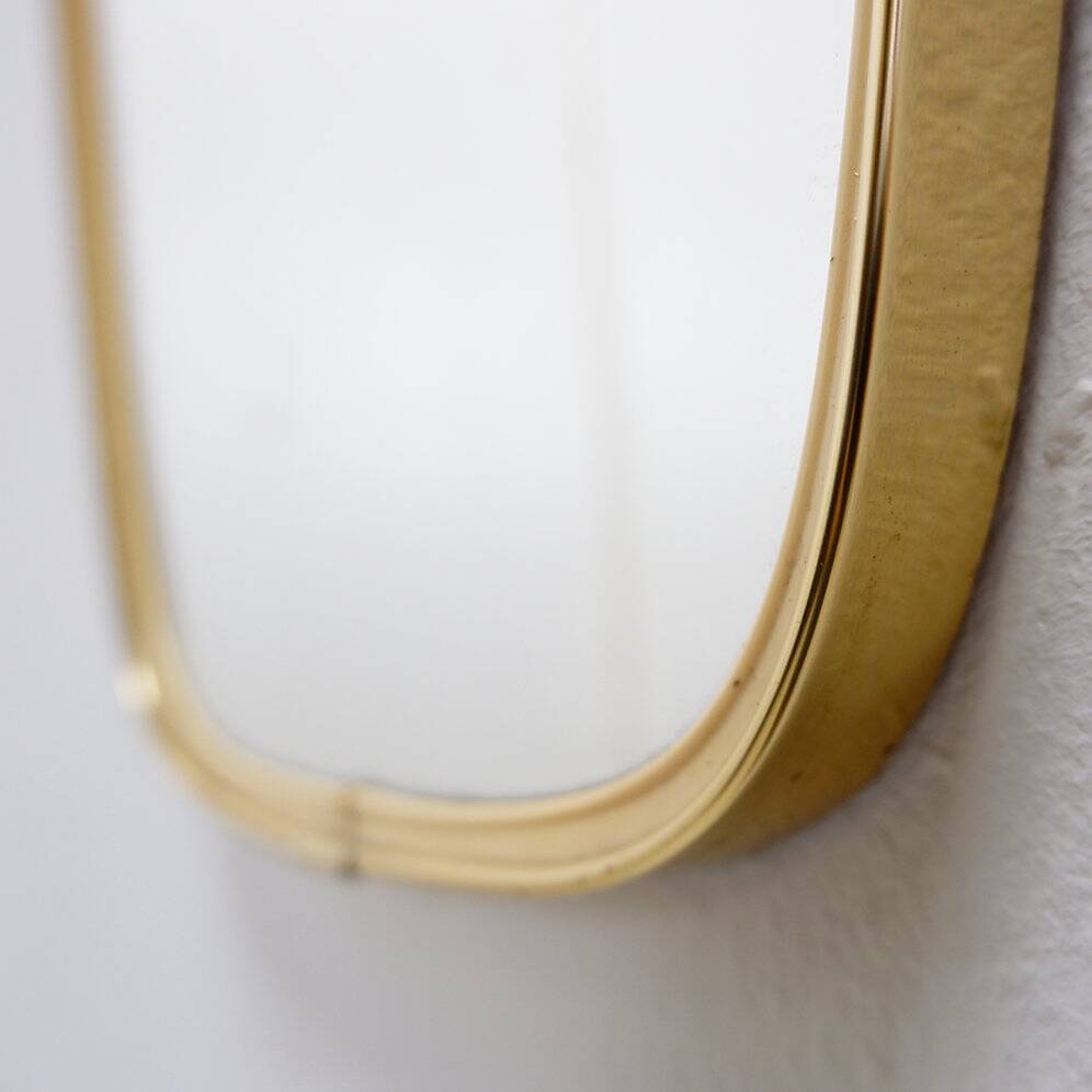 Mid-century wall mirror "rearview" - 1960s