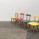 Children's table and chair set by Karla Drabsch for Kleid & Raum, 1950s, set of 5.