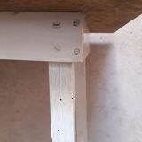 Table d’appoint 90,8x50,8cm pieds compas vintage