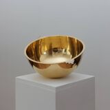 Antique and elegant Art Deco brass bowl