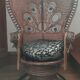 Large Armchair Peacock Emmanuelle/vintage rattan