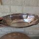 Hollow serving dish / silver-plated basket Ercuis 31x19cm 650g