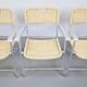 Mid-Century Tossa Wicker Folding Chairs by Hilbrant, Italy, 1960s, Set of 4