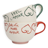 Set of 2 L'AMOUR Mugs