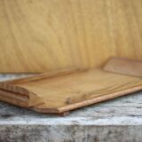 Vintage art deco wooden tray, centerpiece, serving tray