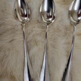 Set of 6 teaspoons in silver metal 18gr