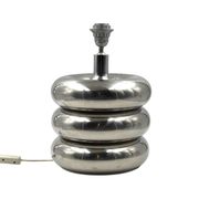 Hollywood regency chromed table lamp base, Luci Milano Italy, 1970s
