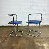 Vintage design tube frame dining chairs